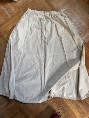 100% cotton poplin skirt